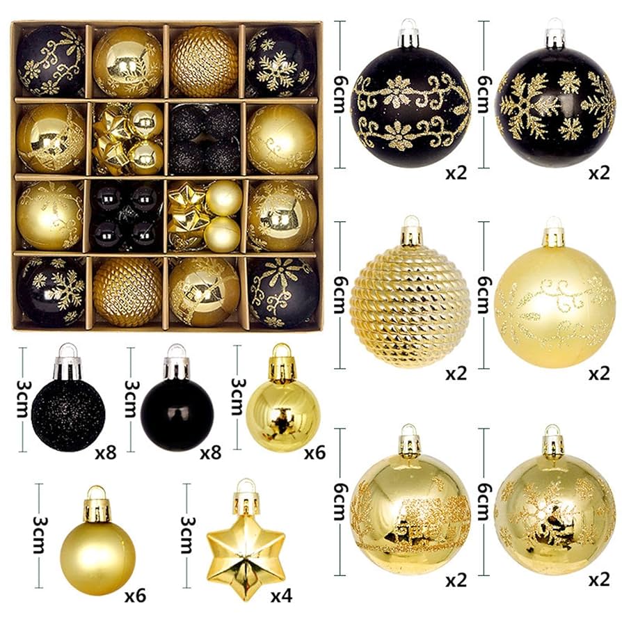 Amazon | Yotijay 44 ピース クリスマス ボール